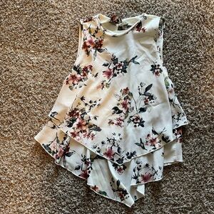 Papaya Floral Blouse